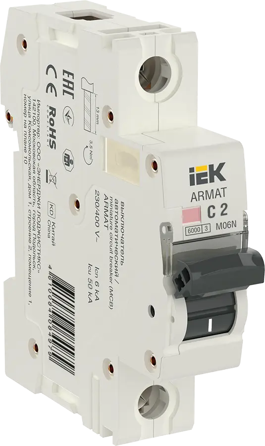 ARMAT Авт. выкл. M06N 1P C 4А IEK купить