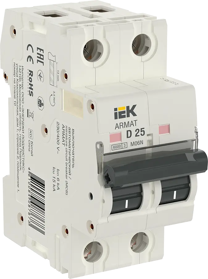ARMAT Авт. выкл. M06N 2P D 13А IEK купить