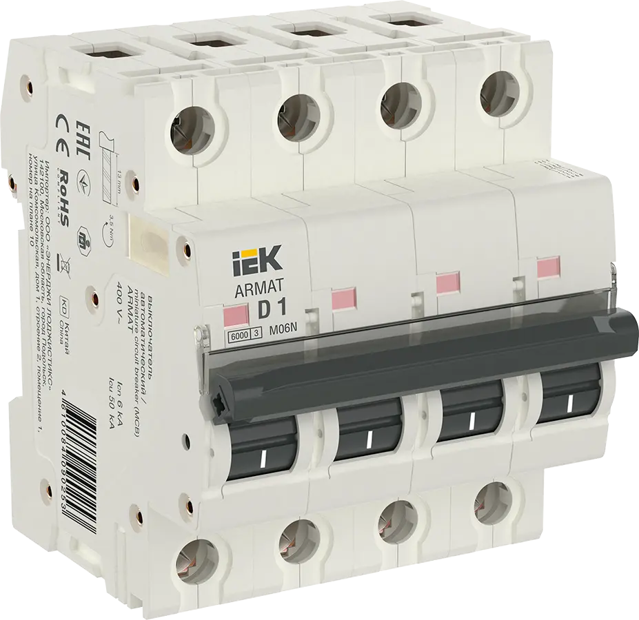 ARMAT Авт. выкл. M06N 4P D 20А IEK купить