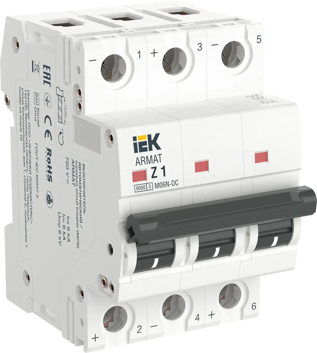 ARMAT Авт. выкл. M06N-DC 3P Z 40А IEK купить
