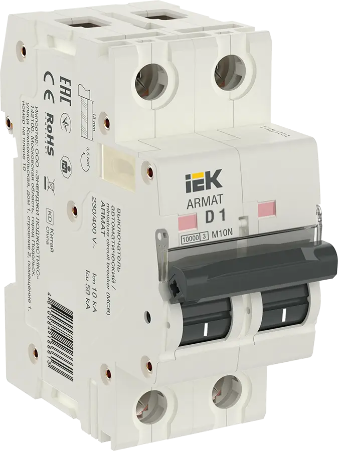 ARMAT Авт. выкл. M10N 2P D 13А IEK купить