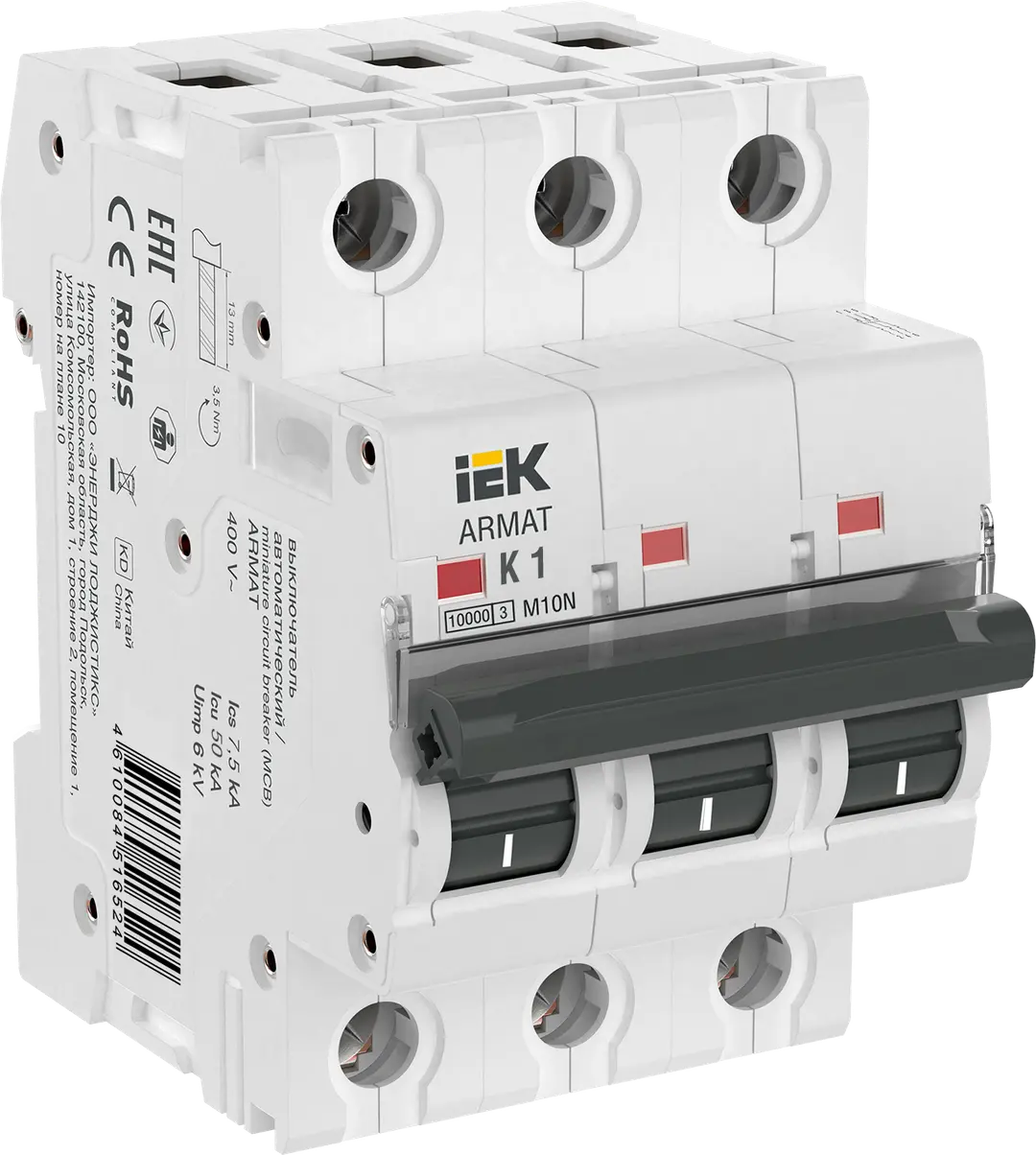 ARMAT Авт. выкл. M10N 3P K 40А IEK купить