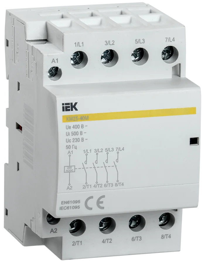Контактор модульный КМ25-40М AC/DC IEK