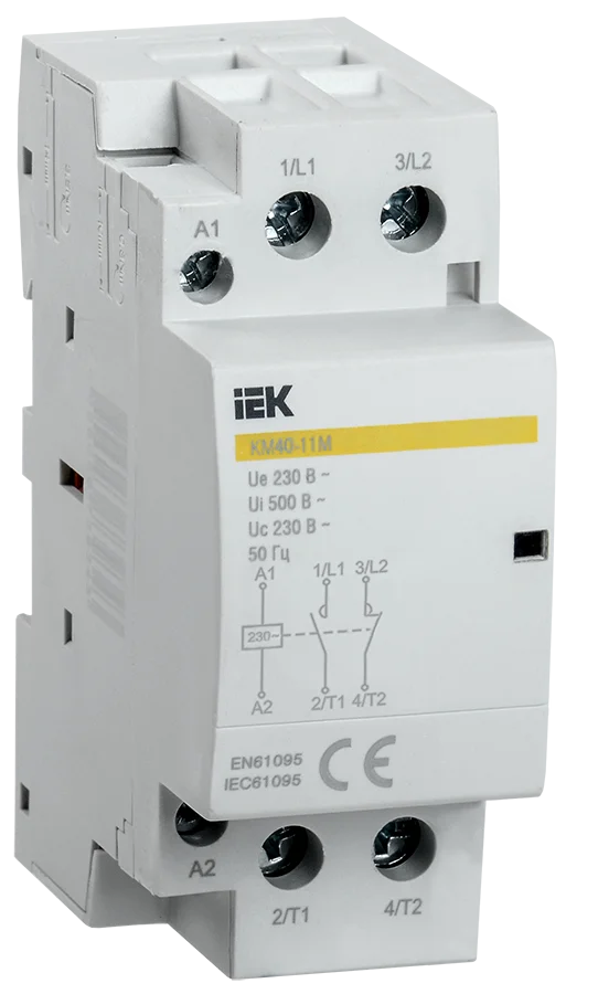 Контактор модульный КМ40-11М AC IEK