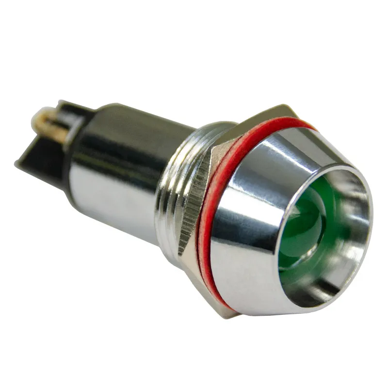Лампа сигнальная AD22С d16мм зеленая LED 230В металлический корпус (50шт/упак) ЭНЕРГИЯ купить