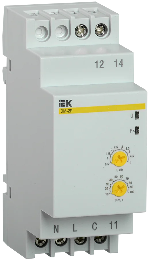 Ограничитель мощности ОМ-2P 16А 230В IEK