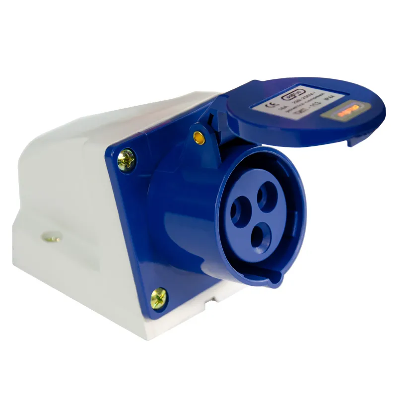 Розетка стационарная наружная TS-113 2P+PE 16А 230В IP44 ЭНЕРГИЯ купить