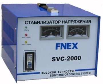 Стабилизатор напряжения однофазный svc-2000
